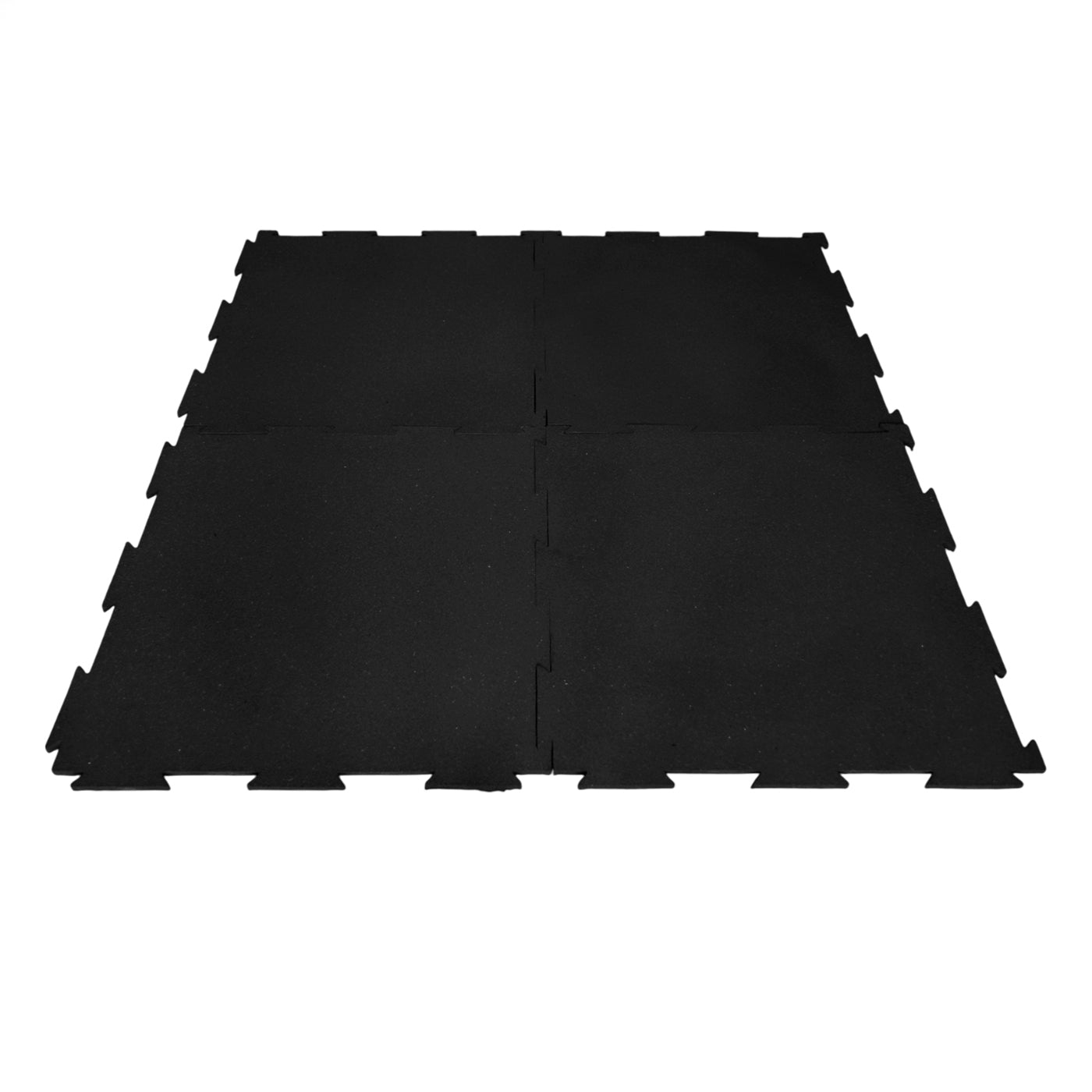 Piso de Caucho 50x50cm Negro 10mm encastrable 1m2