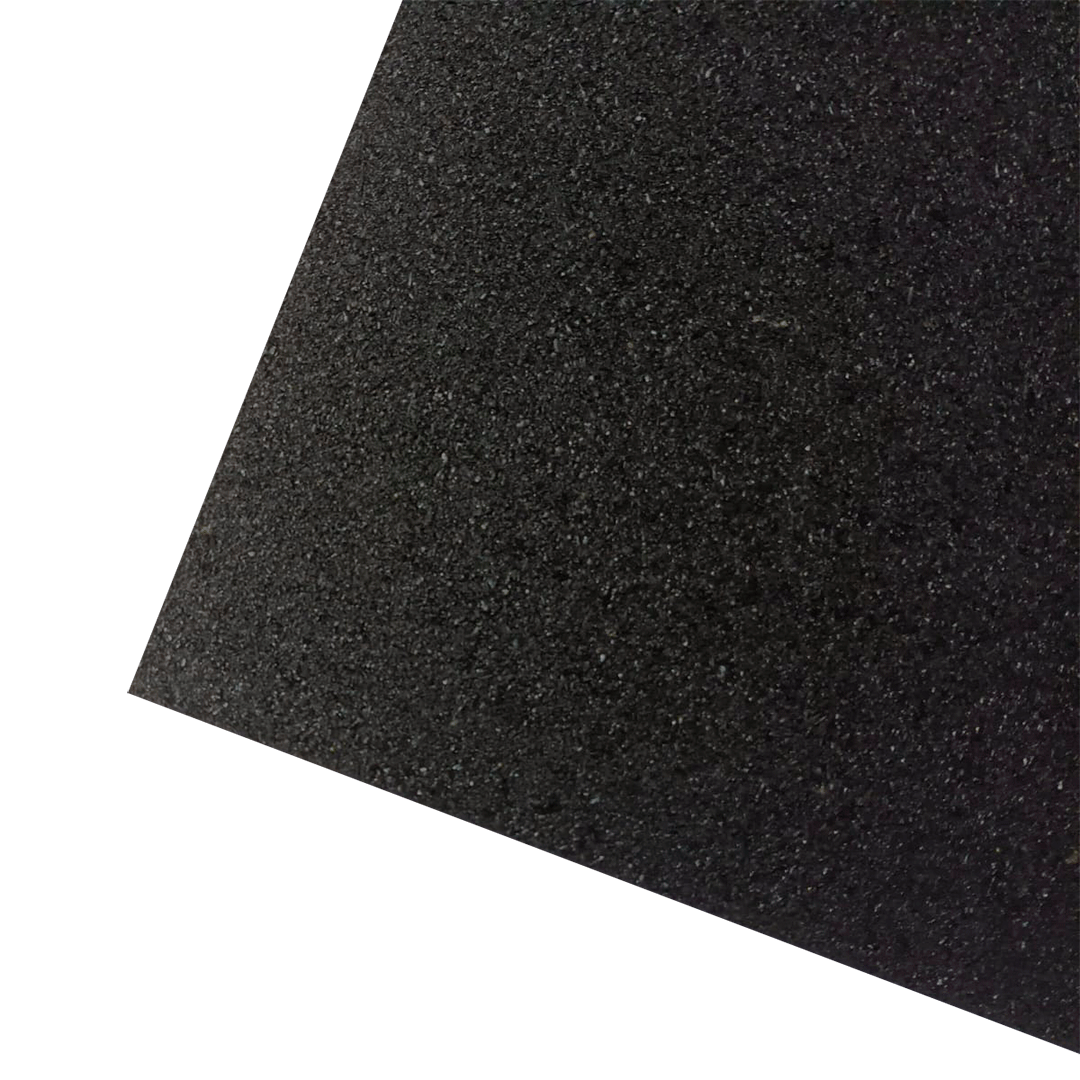 Piso de caucho reciclado antideslizante gimnasios crossfit placa 1x1mt 20mm