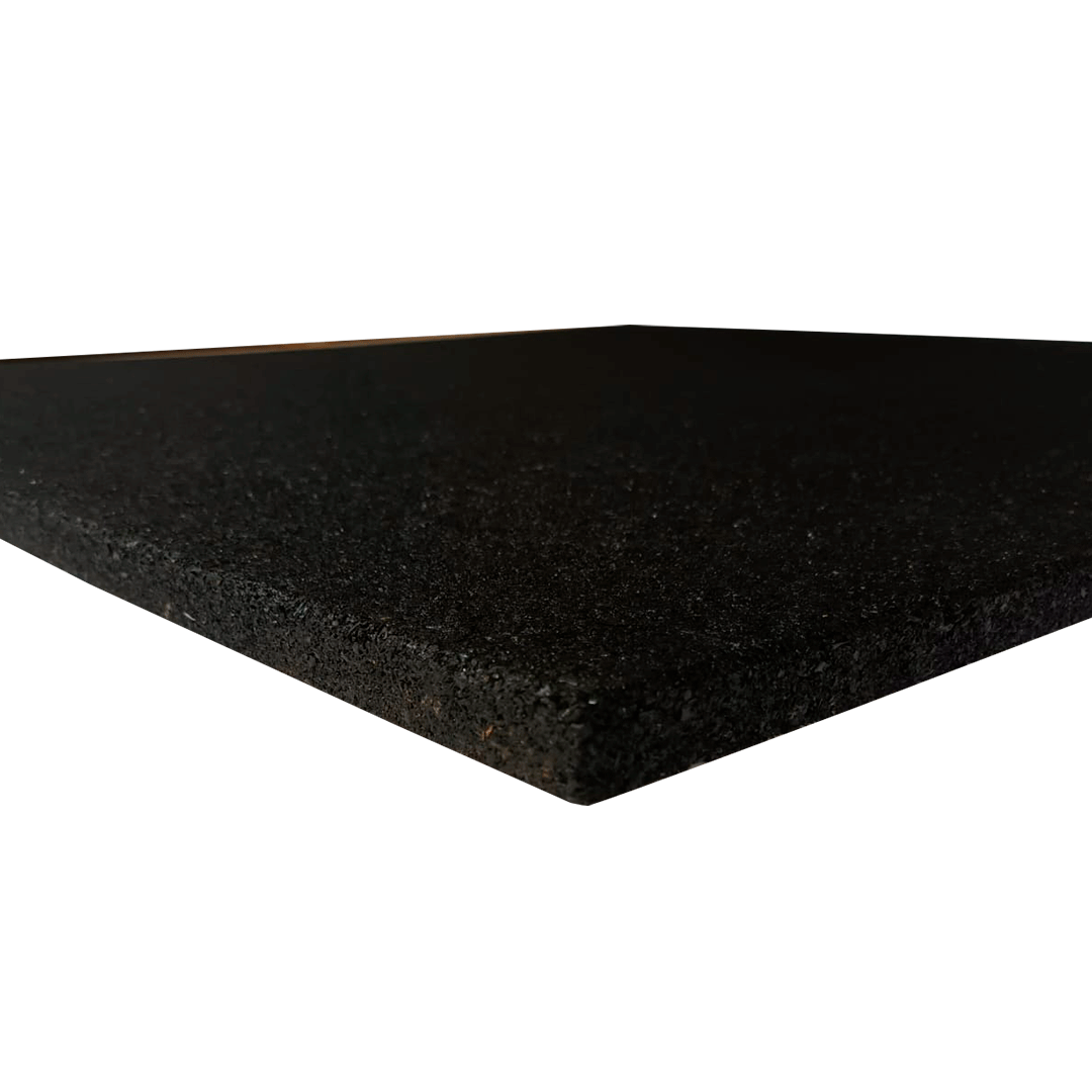 Piso de caucho reciclado antideslizante gimnasios crossfit placa 1x1mt 20mm