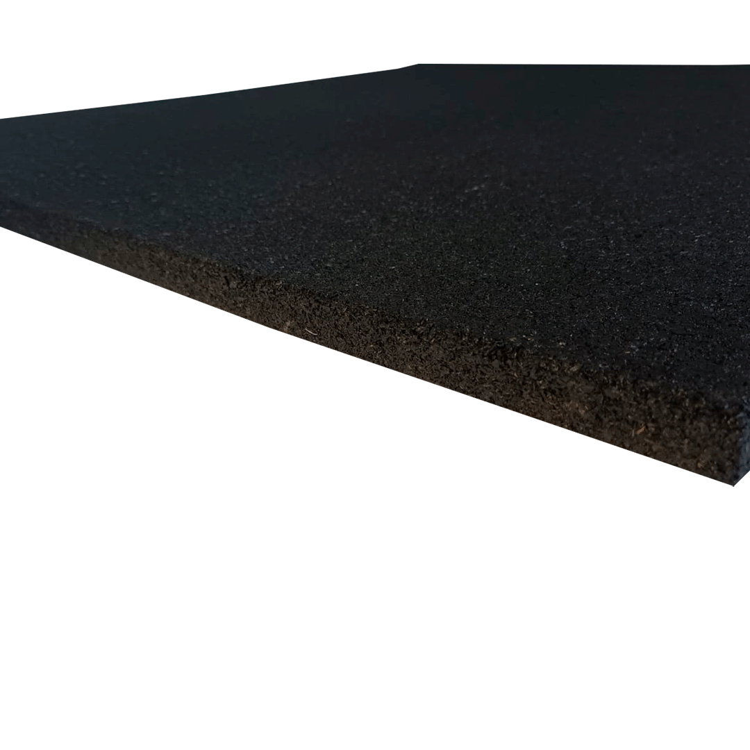 Piso de caucho reciclado antideslizante gimnasios crossfit placa 1x1mt 20mm