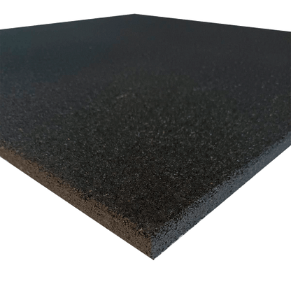 Piso de caucho reciclado antideslizante gimnasios crossfit placa 1x1mt 20mm