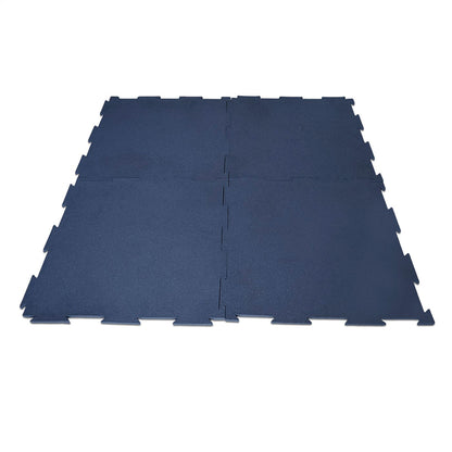 Piso de Caucho 50x50cm Azul 7mm encastrable 1m2