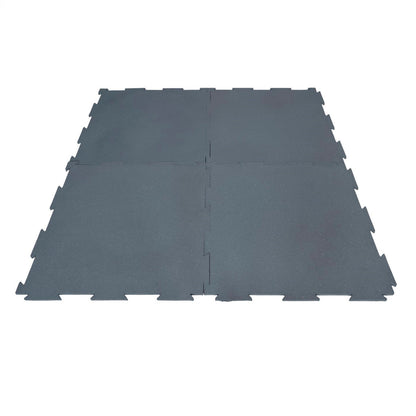 Piso de Caucho 50x50cm Gris 7mm encastrable 1m2