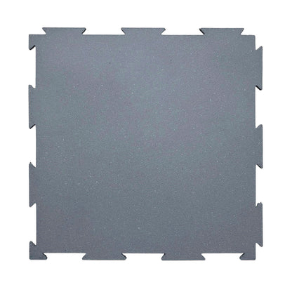 Piso de Caucho 50x50cm Gris 7mm encastrable 1m2