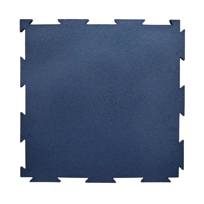 Piso de Caucho 50x50cm Azul 7mm encastrable 1m2
