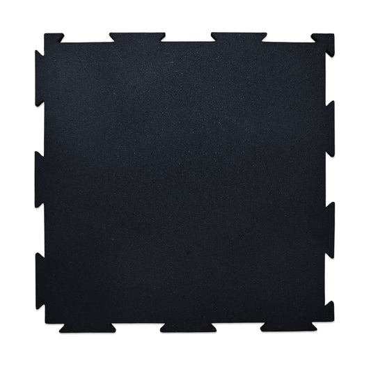 Piso de Caucho 50x50cm Negro 10mm encastrable 1m2