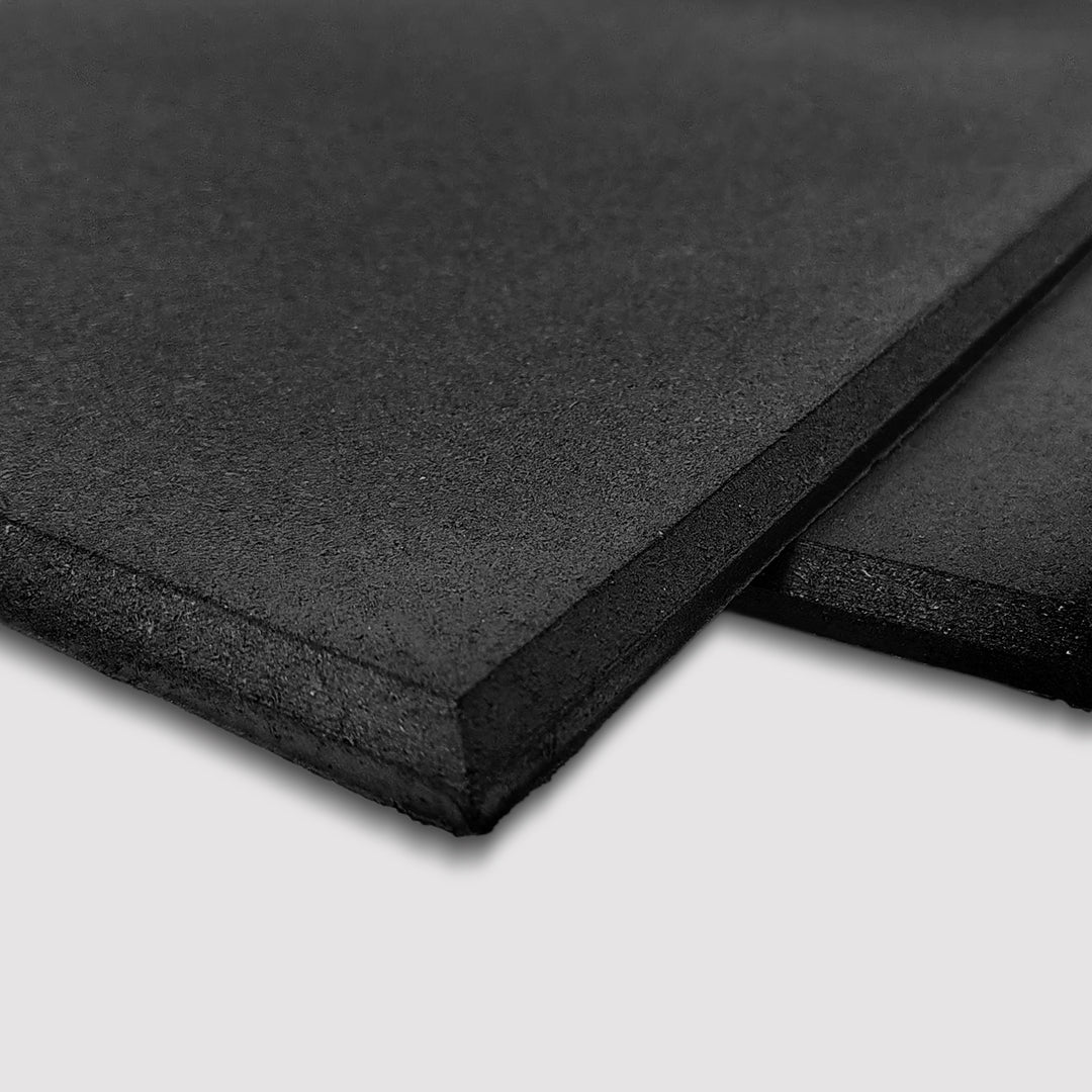 Piso PREMIUM de caucho reciclado antideslizante gimnasios crossfit placa 1x1mt 10mm